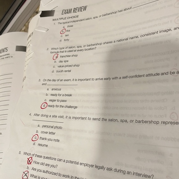 Student book and Workbook for Milady Standard Foundations - Picture 4 of 5